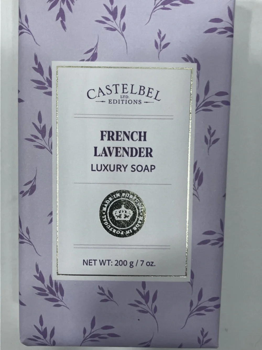 Castelbel French Lavender Bar Soap 7 oz.